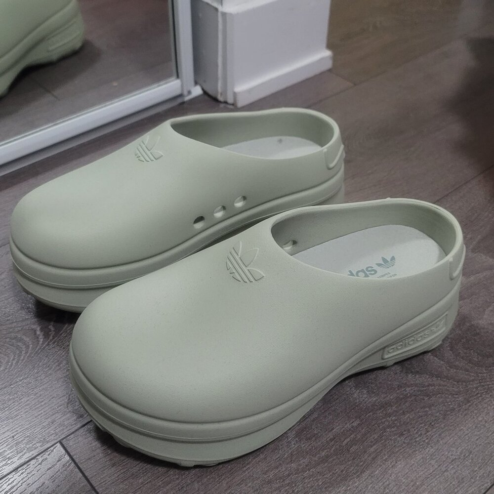 Adifom Stan Mule Adidas EUR 39 / US 7 women - Sage green, mules, clogs